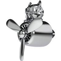 Car Air Freshener Bulldog Pilot Rotating Propeller Outlet Fragrance Magnetic Design Auto Accessories Interior Decoration