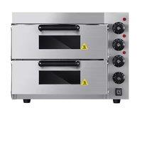 Pizza Oven Machine 3000W Commercial Double Layer Stainless Steel Roast Egg Tart Driver Roast Fish And Chicken With Cordierite
