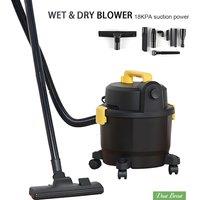 Electric Vacuum Cleaner Wet & Dry Bucket Portable 15L Cleaning Machine Big Suction Powerful Household Vacuum Cleaner