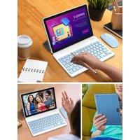 BAKEN 10-inch Tablet, Android 15, Quad-core Processor, 64GB RAM, 1TB Expandable Memory, Dual Speakers, Keyboard and Mouse Set