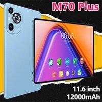 Original M70 Plus Tablets 11.6 inch Global Version Android 15 Tab 5G Dual Sim 12000mAh WIFI Children's Tablets Kids Tablet PC