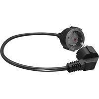 Black Copper 0.5M 1M 1.8M 3M 5M EU German Standard Male to Female Power Cable 16A European 4.8MM Power Extension Cord 3X1.5MM