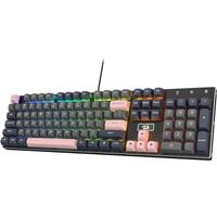 Redragon 556 SE Wired Gaming 104 Keys Hot-Swap Mechanical Keyboard Noise Dampening Kit, Upgraded Socket