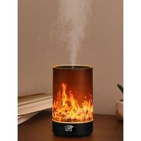 Aroma Diffuser 200ML, Flame - Effect RGB Light, Silent Fan, Timed Shutdown, for Home/Office Yoga Sleep