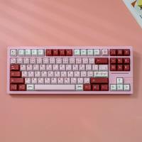ARSSN 143keys Darling Pink Keycaps PBT Thermal Sublimation Minimalism Cherry Profile For Mechanical Keyboard MX Key Cap Gamer PC