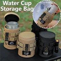 DGEV 1pcs Camping Storage Bag S/L Lightweight Accessory Bag with Hanging Holes Lights Storage Bag with Handle Camping Supplies