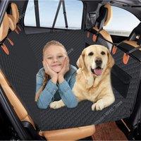 Dog Car Seat Cover for Back Seat, Waterproof Dog Car Hammock, Nonslip Dog Seat Cover for Universal Cars Trucks and SUV
