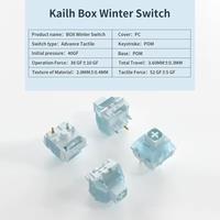 Kailh Box Winter Switch 5pins RGB Advance Tactile Switches Waterproof And Dustproof For Gaming Gamer Mechanical Keyboard Hotswap