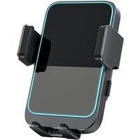 YZ 15W Universal Car Phone Holder Wireless Charging Stand Air Outlet Navigation Bracket Car Mount for All Phones Fast Charging