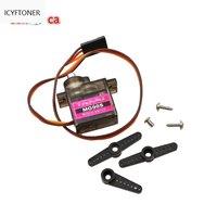ICYFTONER Metal Gear MG90S Servo, Copper Gear 9g Size 14g Tilt Servo SG90 Upgraded Edition