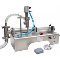 Fully Pneumatic Paste Filling Machine Single Head Viscous Liquid Tomato Sauce Honey Cream Gel Shampoo Production