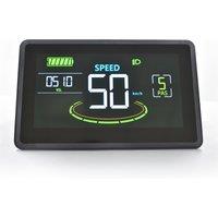 H6C Bicycle Computer Large Screen Led Cycling Computer Odometer Accurate Waterproof Bicycle Speedometer E Bike Accessories