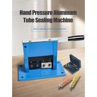 Manual Sealing Machine Sealer for Metal Tube Toothpaste Shoe Oil Ointment Tube Tail Production Date Batch Number Coding