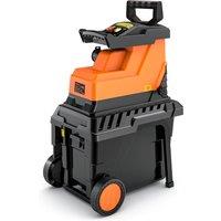 DOVAMAN Wood Shredder, 2500W Brushless, Low Noise, 8-Tooth Blade, Shreds Dry Branches up to 40mm, 55L Box, Overload Protection