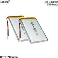 3.7V lithium polymer battery 5000mAh 855185 805080 5000mAh For mobile power bank Audio equipment mobile phone