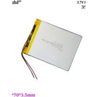 3.7V rechargeable lithium polymer battery for tablet computers and handheld game consoles 357095 3500mAh