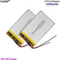 3.7V polymer lithium battery 1000MAH beauty device GPS navigation makeup mirror battery 404050