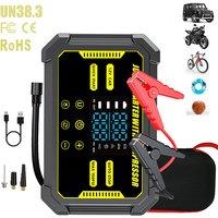 4-IN-1 Car Jump Starter with Air Compressor Peak 3000A Auto Battery Booster 150PSI Air Pump Portable Power Bank Tire Inflator