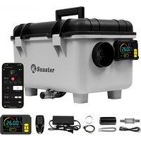 8KW Toolbox 12V&24V 110-240V Diesel Air Heater with Bluetooth APP Parking Heater With Heating&Ventilation for RV Truck Car tent