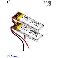 500839 3.7V 120mAh rechargeable polymer battery for voice recorders, smart wearable products, and Bluetooth headphones