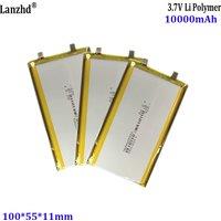 3.7V polymer li battery 10000mAh For power bank mobile power bank audio energy storage appliance energy storage device 1155100