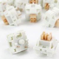 Outemu Yellow Cream Pro Tactile Silent Switch 5Pins RGB 50g For DIY Mechanical Gaming Keyboard MX Switches PC Similar Holy Panda