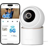 IMILAB C40 4K Security Camera 5G WiFi Indoor Surveillance for Kid/Baby/Pet PTZ Cam with Person Pet Track Powerful AI Detection