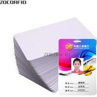 100pcs New White Printable Blank Pvc Card for Membership Card Club Card ID Card Printed By Epson or Canon Inkjet Printer
