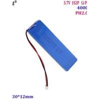 3.7V Polymer battery pack 1S2P 6030100 4000mAh For outdoor camping lamp Bluetooth speaker screen projector Polymer battery