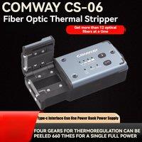 New in COMWAY CS-06 Hot Stripping Clamp Bundle/Bare Fiber/Tail Fiber/Ribbon Fiber Plywood Hot Stripping Clamp