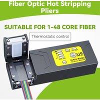 U9 Fiber Thermal Stripper Pliers Heated Optical Wire Stripping Slitter Ribbon Fiber Hot Stripper Cable Fusion Tool