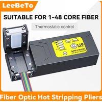 U9 Fiber Thermal Stripper Pliers Heated Optical Wire Stripping Slitter Ribbon Fiber Hot Stripper Thermal Strippingof 12 Fibers