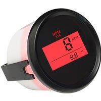 Vehicles 52mm Digital Tachometers Revolution Meters 0-9900RPM Tuning Gauges Devices for Auto Ship Agricultural Machinery Engines