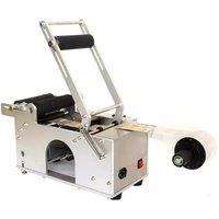 Slideway Round Bottle Labeling Machine Single Double Side Label Applicator Beverage Juice Cosmetic Production