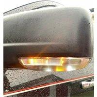 For Dodge Ram Car Front Left Side Mirror Turn Signal Light Lamp 1500 2009-2014 & 2010-2014 2500 68064949AA 68064948AA white