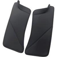 For Tesla Model Y 2021-2024 Rear seat corner protection rear seat pad black leather waterproof and stain resistant black