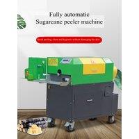 Commercial Automatic Sugarcane Peeling Sugarcane Leaf Crusher Stainless Steel Cutting Juicer Sugarcane Peeling Machine