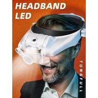 Magnifying Glass with Led Lights Illuminated Magnifier Lamp Wearing Style 1.5x 2x 2.5x 3x 3.5x 8 Magnifying Headset