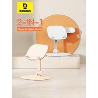 Baseus 2-in-1 Tablet Phone Stand Magnetic Holder 90 View Angle 30-150mm Height Adjustable Expand Stand for iPhone iPad Holder