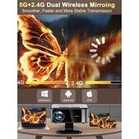 2025 Horlat 3000Ansi Lumens 4K UHD Projector TOF Focus Android 12 WiFi 1080P Full HD Home Theater Movie Projector for Netflix