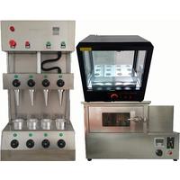 2025 Mini Edible Soft Waffle Wafer Biscuit Cup & Ice Cream Cone Maker New Pizza Cone Making Machine Easy Operate for Trade