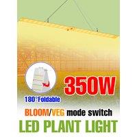 350W LED Full Spectrum Grow Light Quantum Board Greenhouse Tent Vegetables Indoor Flower Seeds Plant Cultivation Lamp US/EU Plug
