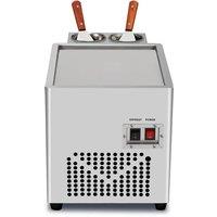 Thailand Fry Ice Machine Frying Ice Cream Roll Maker Stainless Steel Fried Ice Maker 220W R410 Square Pot