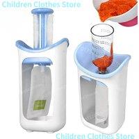 Baby Food Squeeze Station Baby Food Maker Kid Complementary FoodSqueezer for Newborn Fruit Container Storage BabyFood Mills
