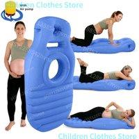 Inflatable Mattress Pregnancy Pillow O-type Yoga Mat Maternity Body Bed Pillow Sleeping Mat Body Bed Pillow Sleep with Air Pump