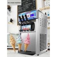 Commercial 18L Soft Serve Ice Cream Machine Frozen Yogurt Ice Cream Maker with 2+1 Flavors Soft Serve Ice Cream Machine