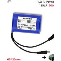 12V polymer lithium battery Pack 3S1P 5000mAh For small sized light strip audio monitoring xenon lamp Led Light