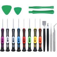 Versatile 16Pcs Screwdriver Tool Set With Assorted Bits For Electronics Repair And Maintenance