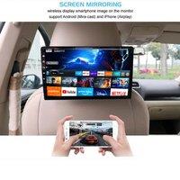 10.1 inch Car Headrest Monitor Tablet PC Android 8.1 Wifi BT 1G RAM+16G ROM HDMI Rear Seat Entertainment Mirroring APP Download