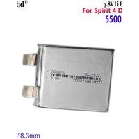 3.8V polymer battery 5500mAh For Phantom 4 / 4 Pro Drone battery Advanced 836678 Drone cell 78*66*8.3mm